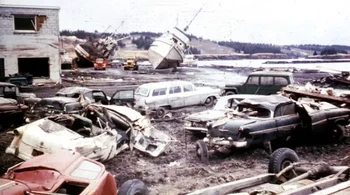 Tsunami Alaska tahun 1964, juga dikenal sebagai Gempa Besar Alaska, adalah gempa bumi dahsyat yang melanda negara bagian Alaska pada tanggal 27 Maret 1964. Gempa yang berkekuatan 9,2 ini merupakan gempa terbesar kedua yang pernah tercatat dan berlangsung selama kurang lebih empat setengah menit. Gempa bumi tersebut memicu tsunami besar yang menyebabkan kerusakan dan kehancuran luas di sepanjang pantai Alaska dan wilayah Pasifik lainnya. Tsunami akibat gempa mencapai ketinggian hingga 200 kaki di beberapa daerah dan menyebar hingga Hawaii, Jepang, dan Chili. Tsunami tersebut merenggut nyawa 130 orang, termasuk 16 orang di Crescent City, California, dan menyebabkan kerugian lebih dari USD311 juta.Foto: Geologyscience
