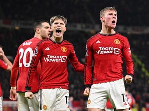 Hojlund Cetak Gol, Lihatlah Ekspresi Bahagia Garnacho Ini