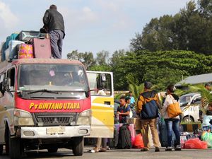 Arus Mudik Tahun Baru 2024 di Pelabuhan Dumai