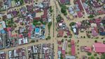 Penampakan Banjir di Aceh Utara, Halaman Masjid Raya Ikut Terendam
