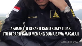 Ternyata begitu. Foto: Instagram/semakindidevan