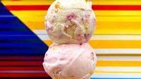 Bukan sekadar es krim strawberry biasa, ada sentuhan rasa asam dalam es krim ini. Ternyata rasanya diracik dari cuka strawberry yang dibuat sendiri. Foto: Taste of Home