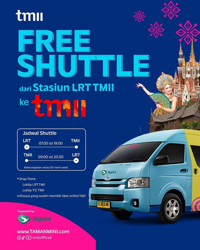 Info Shuttle Bus TMII Gratis