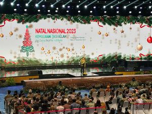 Di Depan Umat Kristiani, Jokowi Serukan Jaga Persatuan di Tahun Politik