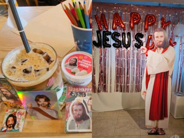 Kafe adakan ultah Yesus