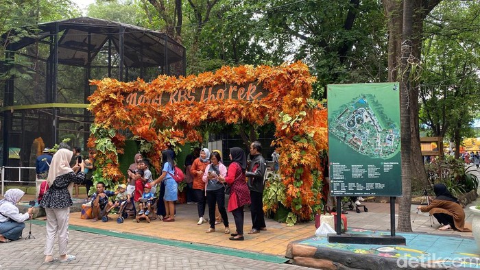 Kebun Binatang Surabaya meningkat saat Libur Nataru Kunjungan wisatawan di Kebun Binatang Surabaya saat libur Nataru semakin meningkat, Rabu (27/12/2023).