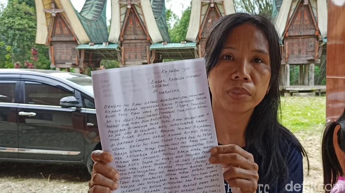 Lisa Tanduk, ibu di Toraja Utara, Sulsel mencari anaknya yang hilang 8 bulan.