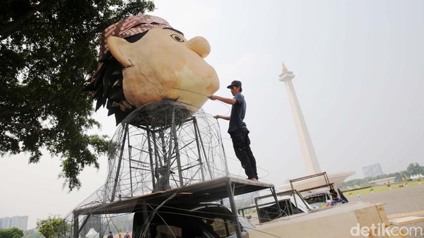 Melihat Persiapan Jakarnaval Sambut Tahun Baru 2024