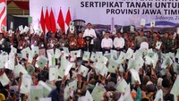 Sertifikat yang dibagikan terdiri atas sertifikat tanah hasil program Pendaftaran Tanah Sistematis Lengkap (PTSL), redistribusi tanah, hingga sertifikat tanah wakaf. Untuk sertifikat redistribusi tanah yang diserahkan, merupakan hasil dari pelepasan kawasan hutan, eks perkebunan, dan tanah negara lainnya yang berasal dari sejumlah daerah. Adapun daerah itu antara lain dari Kabupaten Kediri, Blitar, Lumajang, Jember, dan Madiun.  