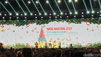 Ribuan Jemaat hadir dalam perayaan Puncak Natal Nasional 2023 di Gereja Bethany, Nginden, Surabaya.