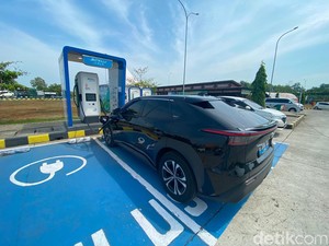 Daftar Tempat Ngecas Mobil Listrik di Rest Area Tol