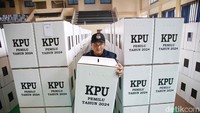 Kotak suara itu akan disebar ke tujuh kelurahan untuk 498 TPS.
