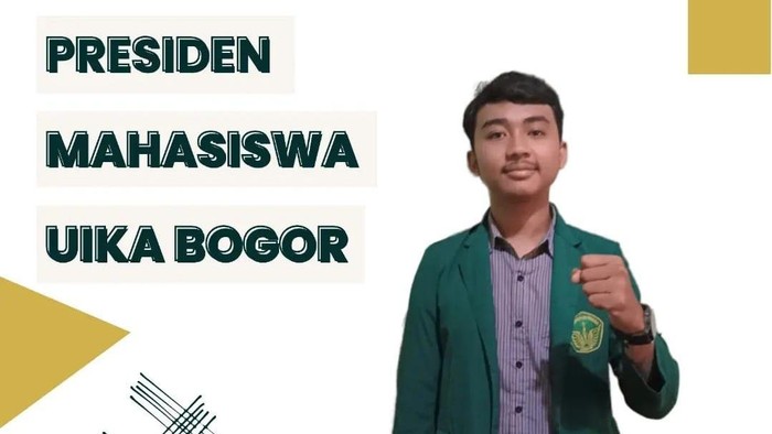 Presiden Mahasiswa UIKA Bogor Maulana Lazuardi