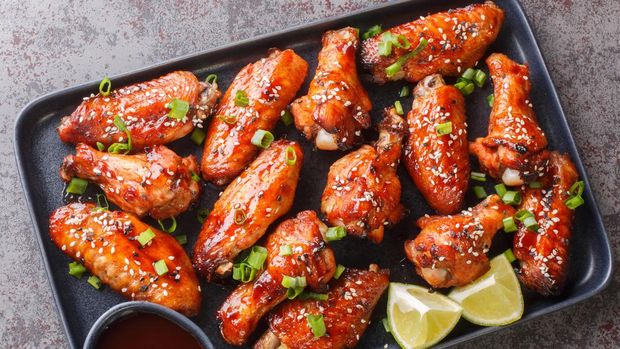 Grilled Chicken Wings Recipe with Hoisin Sauce