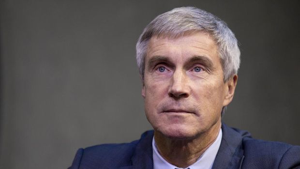 Sergei Krikalev, astronaut Uni Soviet saat menghadiri konferensi pers di Moskow, Rusia, Kamis, 29 Oktober 2020. (AP Photo/Alexander Zemlianichenko/File Foto)