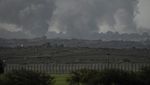 Tragis, Gaza Masih Dikepung Asap Hitam Gempuran Israel