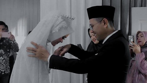 Viral driver ojol nikahi penumpangnya di Sukabumi.