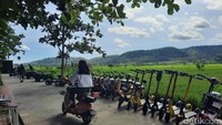 Harga sewa ATV per jam Rp 100 ribu. Kalau skuter per jam Rp 30 ribu - 40 ribu (Foto: Putu Intan/detikcom)