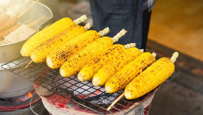 Ilustrasi jagung bakar