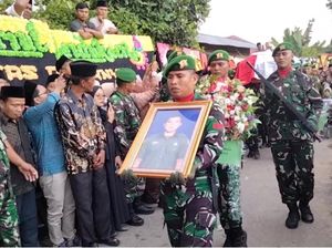 Kopda Hendrianto Dimakamkan, Walkot Sungai Penuh Ucap Belasungkawa