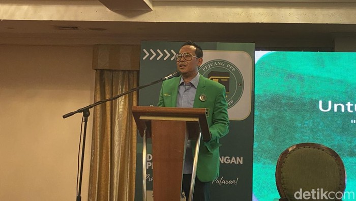 Koordinator Pejuang PPP Witjaksono. (Firda Cynthia/detikcom).