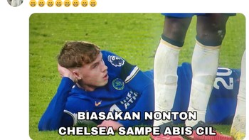 Chelsea mendapat hadiah penalti di menit ke-87. Pemain pengganti The Blues, Noni Madueke, dijatuhkan lawan di kotak 12 pas Palace. Madueke sendiri yang maju sebagai eksekutor penalti Chelsea. Bola tembakannya mengecoh Dean Henderson dan menjadi gol. Skor berubah 2-1 untuk Chelsea. Foto: Twitter