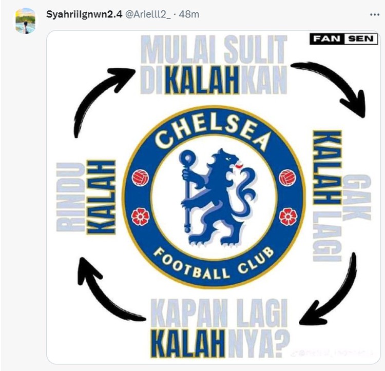 Meme Chelsea Jumawa