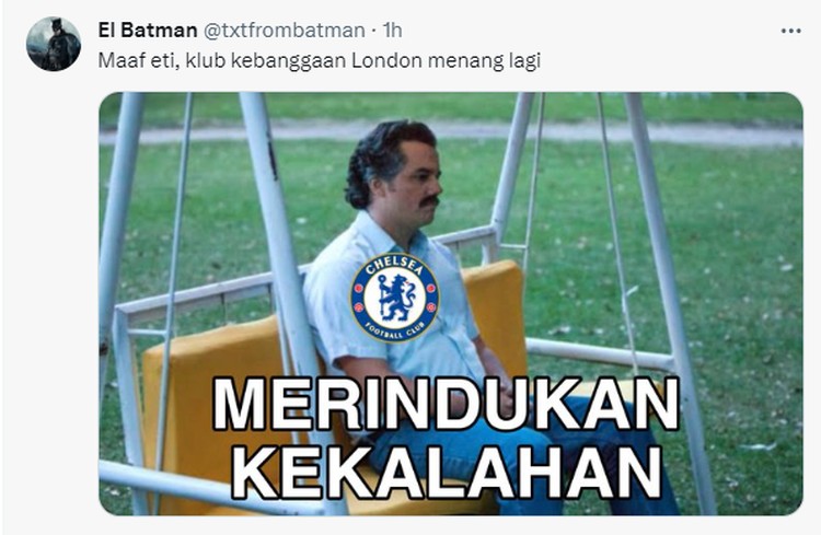 Meme Chelsea Jumawa