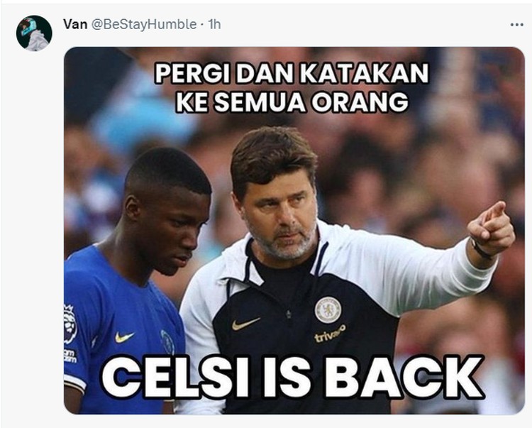 Meme Chelsea Jumawa