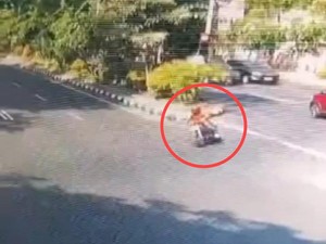 Polisi Setop Pengendara Moge Ugal-ugalan di Surabaya, Beri Pesan Menohok