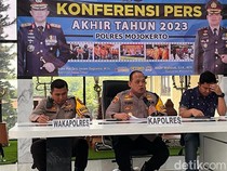 Kejahatan di Mojokerto Tahun 2023 Bekurang, 3 Pidana Ini yang Dominan