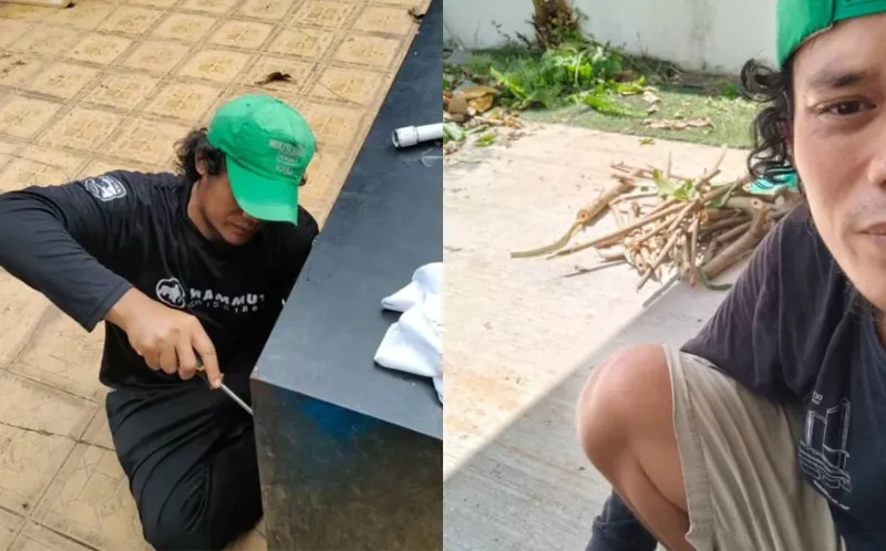 Sufi, pria yang buka jasa sewa diri sendiri.