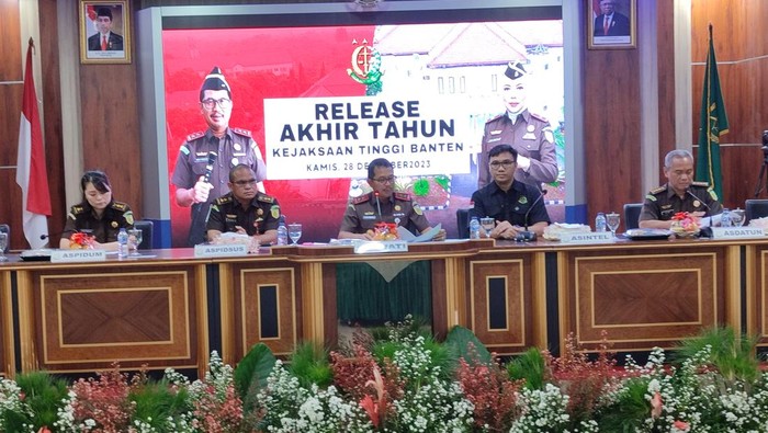 Rilis akhir tahun Kejati Banten