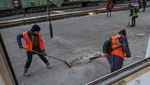 Rusia Gempur Stasiun Kereta Api di Kherson Ukraina