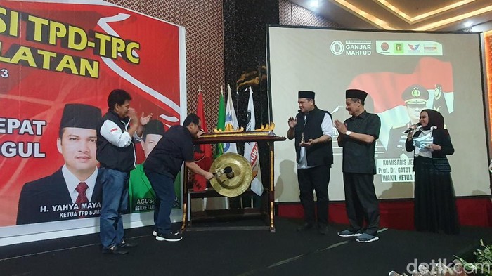 TKN Ganjar-Mahfud menargetkan Sumsel bisa raih 54%.