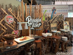 Bersantap Ditemani Singa di Taman Safari Bali