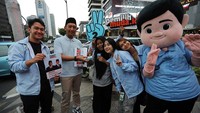 Komandan TKN Fanta, Arief Rosyid Hasan juga hadir dalam kegiatan tersebut.