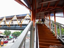 Asyik! JPO Instagrammable Kebayoran Lama Sudah Dibuka