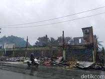 Ruko-Rumdin Dibakar Saat Ricuh Pengantar Jenazah Enembe, Kerugian Rp 2 Miliar