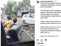 Viral Bocah Naik Sepeda Listrik di Jalan Raya, Endingnya Kecelakaan