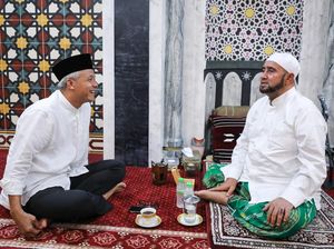 Sowan Habib Syech di Solo, Ganjar Ngaku Sempat Dimarahi gegara Ini
