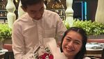 5 Potret Kebahagiaan Claudy Putri Dilamar Pacar