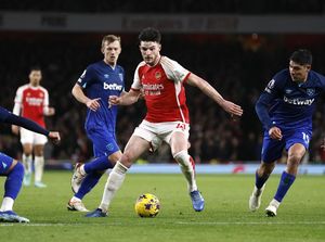 Declan Rice Masih Belum Bisa Taklukkan Mantan