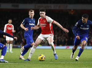 Declan Rice Masih Belum Bisa Taklukkan Mantan