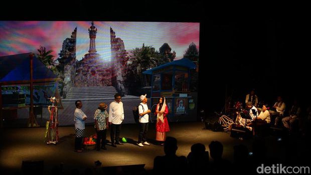 Balitbang dan Diklat Kemenag gelar drama musikal 'Ikhlas Beramal' di Pusat Perfilman H. Usmar Ismail, Kuningan, Jakarta Selatan, Kamis (28/12/2023).