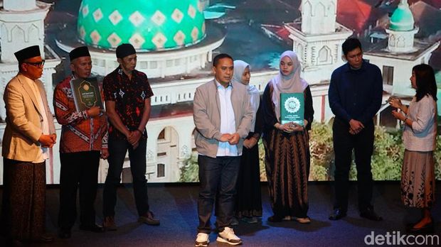 Balitbang dan Diklat Kemenag gelar drama musikal 'Ikhlas Beramal' di Pusat Perfilman H. Usmar Ismail, Kuningan, Jakarta Selatan, Kamis (28/12/2023).