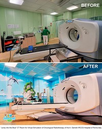 Foto Sebelum dan Sesudah Mural di RS