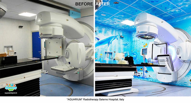 Foto Sebelum dan Sesudah Mural di RS