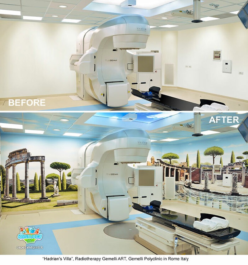 Foto Sebelum dan Sesudah Mural di RS