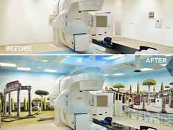 Foto Sebelum dan Sesudah Rumah Sakit Dihiasi Mural, Bikin Takjub